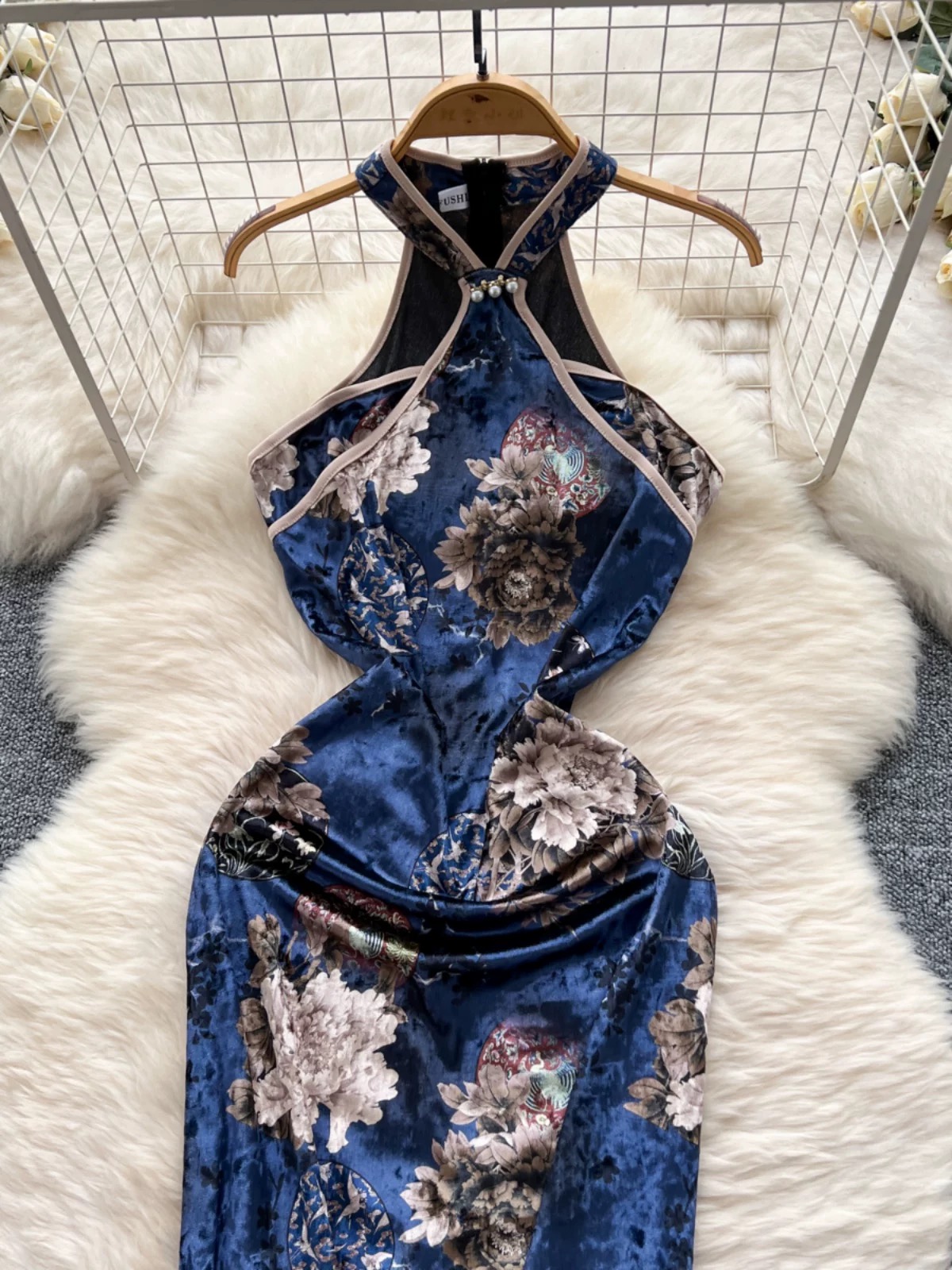 Brace up qipao dress Q225 images